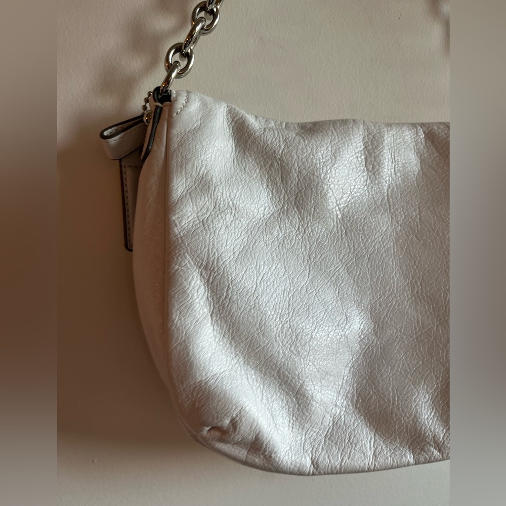 COACH White Leather Hobo Shoulder Bag - 23346 - Picture 10 of 16